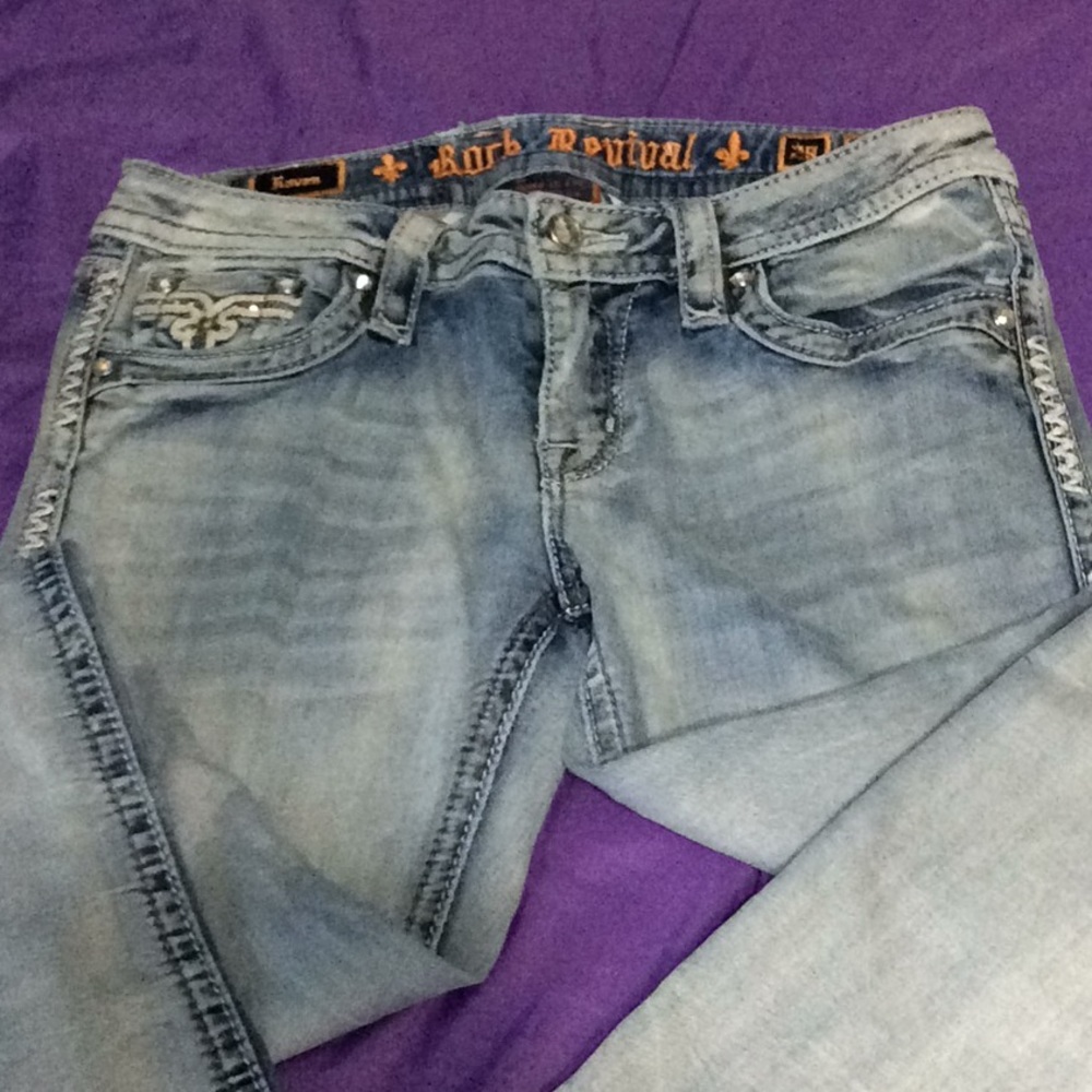 Rock Revival boot cut jeans size 28.  W180
